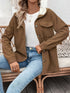 Damen Wintermantel Jacke mit Langer Kapuze